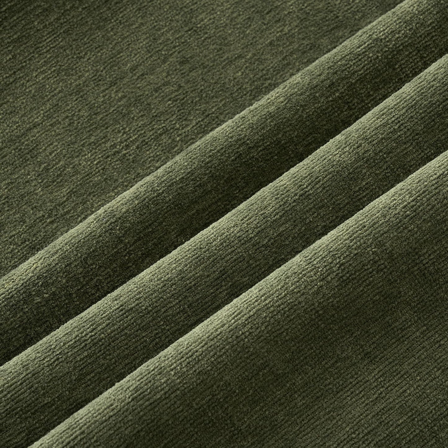 Olive Green Couch Pillow Covers 18x18 Inch, Set of 2 Soft Chenille Decorative Square Throw Pillow Covers Farmhouse for Sofa Living Room Bed
