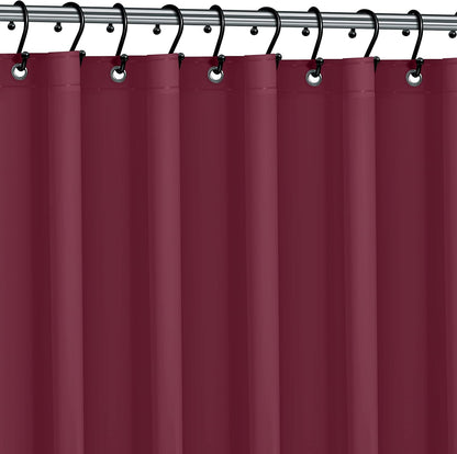 No Smell Shower Curtain Liner 72x72 White - PEVA Plastic Shower Curtain for Bathroom, PVC-Free Waterproof Shower Liner with Metal Grommets and Magnet-Weighted Bottom Hem - Washable Inner Liner