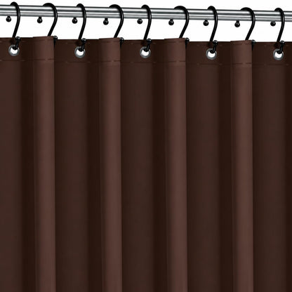 No Smell Shower Curtain Liner 72x72 White - PEVA Plastic Shower Curtain for Bathroom, PVC-Free Waterproof Shower Liner with Metal Grommets and Magnet-Weighted Bottom Hem - Washable Inner Liner