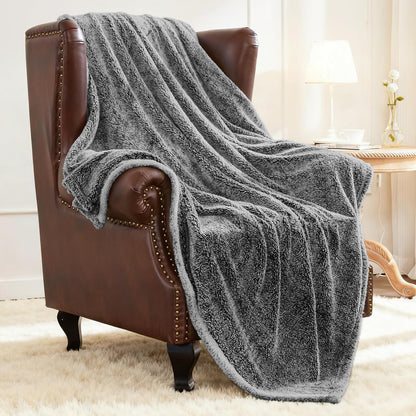 Plush Fuzzy Fleece Throw Blanket Extra Large, Super Soft, Fluffy and Warm Blankets for Couch, Bed, All Season Use (50x70 Inches, Pink)